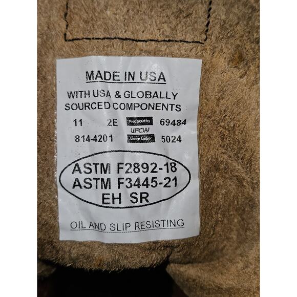 Thorogood American Heritage 8” Moc Toe Work Boots Full-Grain Leather Sz 11 - Picture 12 of 16